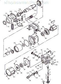 Page A Diagram and Parts List for CP897-6 T025368 Chicago Pneumatic Wrench